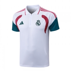 26-27 Real Madrid White Thailand Polo Shirt-815