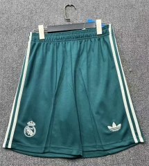 26-27 Real Madrid Away Green Thailand Soccer Shorts-718