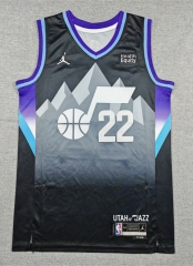 2026 Announcement Version Utah Jazz Black #22 NBA Jersey-1380