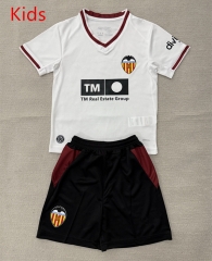 26-27 Valencia Home White Kids/Youth Soccer Uniform-AY