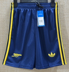 26-27 Arsenal Away Blue Thailand Soccer Shorts-5929