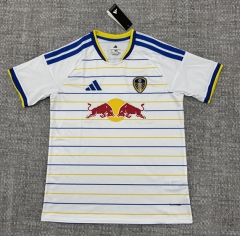 (S-4XL) 26-27 Leeds United Home White Thailand Soccer Jersey AAA-4506