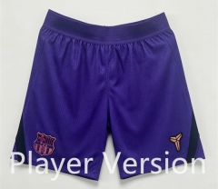 Player Version 26-27 Barcelona Away Purple Thailand Soccer Shorts-0871