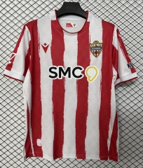 (S-4XL) 26-27 UD Almería Home Red&White Thailand Soccer Jersey AAA-2044