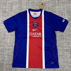 (S-4XL) 26-27 2 Stars PSG Home Blue Thailand Soccer Jersey AAA-4506