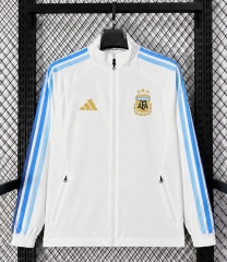 2026 World Cup Classic Version Argentina White Training Thailand Soccer Trench Coat-1020