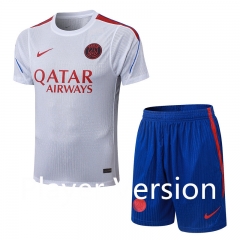 (S-3XL) Player Version 26-27 PSG White Thailand Training Soccer Uniform-9926