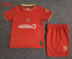 26-27 Middlesbrough Home Red Kids/Youth Soccer Uniform-7809