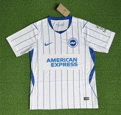 (S-4XL) 26-27 Brighton & Hove Albion Away White Thailand Soccer Jersey AAA-403