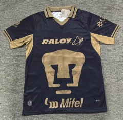 (S-4XL) 26-27 PA UNAM Away Royal Blue Thailand Soccer Jersey AAA-2315