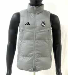 26-27 Real Madrid Light Grey Cotton Padded Vest-8268