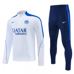 26-27 Inter Milan White Thailand Soccer Tracksuit-4627