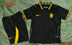 26-27 Chelsea Away Black Kids/Youth Soccer Uniform-9484