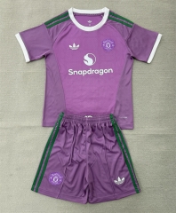 26-27 Manchester United Goalkeeper Pink&Purple Soccer Uniform-AY