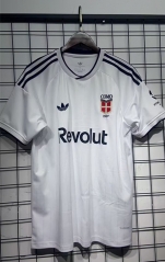 (S-4XL) 26-27 Como Away White Thailand Soccer Jersey AAA-6032