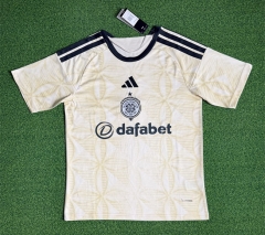 (S-4XL) 26-27 Celtic 2nd Away Beige Thailand Soccer Jersey AAA-403
