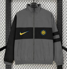 26-27 Casual Retro Version Inter Milan Grey Thailand Trench Coats-8268
