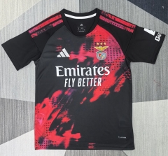 (S-4XL) 26-27 Benfica 2nd Away Red&Black Thailand Soccer Jersey AAA-4927
