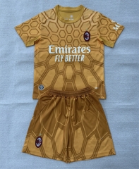 26-27 AC Milan Goalkeeper Yellow Soccer Uniform-AY