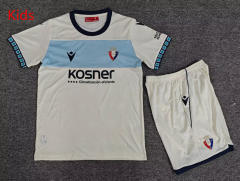 26-27 CA Osasuna Away White Kids/Youth Soccer Uniform-7809