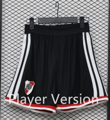 (S-3XL) Player Version 26-27 River Plate Home Black Thailand Soccer Shorts-888