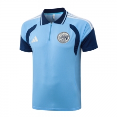 26-27 Ajax Light Blue Thailand Polo Shirt-815