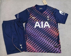 26-27 Tottenham Hotspur Away Royal Blue Soccer Uniform-718
