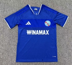 (S-4XL) 26-27 RC Strasbourg Home Blue Thailand Soccer Jersey AAA-8025