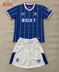 26-27 Rangers Home Blue Kid/Youth Soccer Uniform-AY