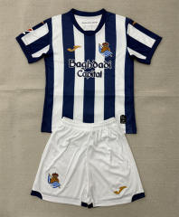 26-27 Real Sociedad Home White& Blue Soccer Uniform-AY