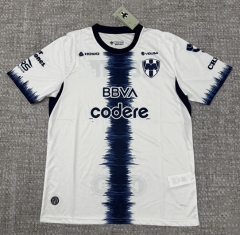 (S-4XL) 26-27 Monterrey Away White Thailand Soccer Jersey AAA-4506