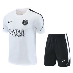 26-27 PSG White Thailand Training Soccer Uniform-418
