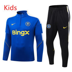 26-27 Chelsea Blue Kids/Youth Soccer Tracksuit-411