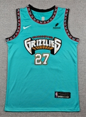 Memphis Grizzlies Green #27 NBA Jersey -1380