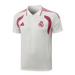 26-27 Real Madrid Beige Thailand Polo Shirt-815