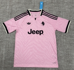 (S-4XL) 26-27 Juventus Away Pink Thailand Soccer Jersey AAA-4506