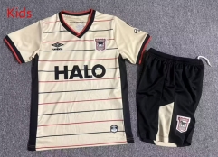 26-27 Ipswich Town Away Khaki Kids/Youth Soccer Uniform-7809
