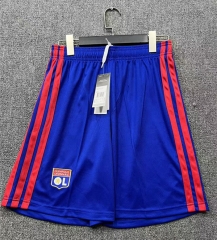 26-27 Olympique Lyonnais Home Blue Thailand Soccer Shorts-718