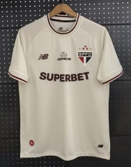 (S-4XL) 26-27 Sao Paulo Futebol Clube 2nd Away Beige Thailand Soccer Jersey AAA-3079