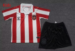 26-27 Sunderland AFC Home Red&White Kids/Youth Soccer Uniform-2353