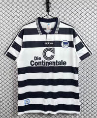 Retro Version 98-99 Hertha BSC Home Blue&White Thailand Soccer Jersey AAA-3257