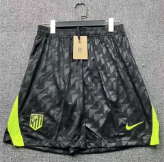 26-27 Atletico Madrid Away Grey&Black Thailand Soccer Shorts-718