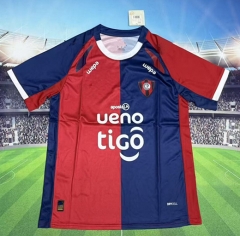 26-27 Cerro Porteño Home Red&Blue Thailand Soccer Jersey AAA-3066