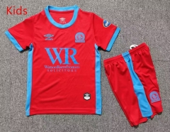 26-27 Blackburn Rovers Away Red Kids/Youth Soccer Uniform-7809