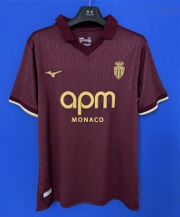 26-27 Monaco Away Maroon Thailand Soccer Jersey AAA-6486