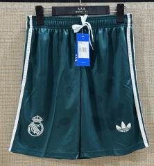 26-27 Real Madrid Away Green Thailand Soccer Shorts-5929