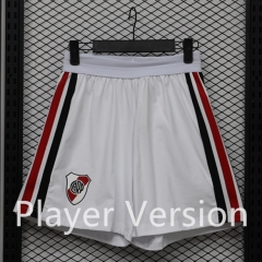 (S-3XL) Player Version 26-27 River Plate Away White Thailand Soccer Shorts-888