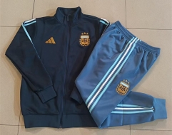 26-27 Argentina Royal Blue Thailand Soccer Jacket Uniform-815