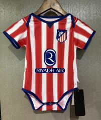 26-27 Atletico Madrid Home Red&White Baby Soccer Uniform-7411