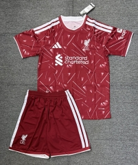 26-27 Liverpool Home Red Soccer Uniform-4247